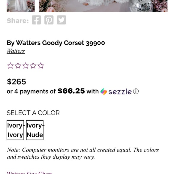 For Love And Lemons White Lace-Up Bra - Picture 2 of 7